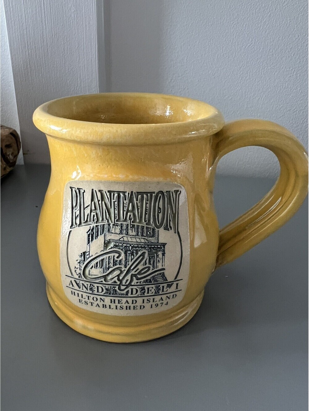 Deneen Pottery Mug Plantation Cafe Hilton Head SC